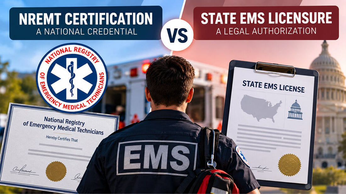NREMT Certification vs. State EMS Licensure: What’s the Difference?