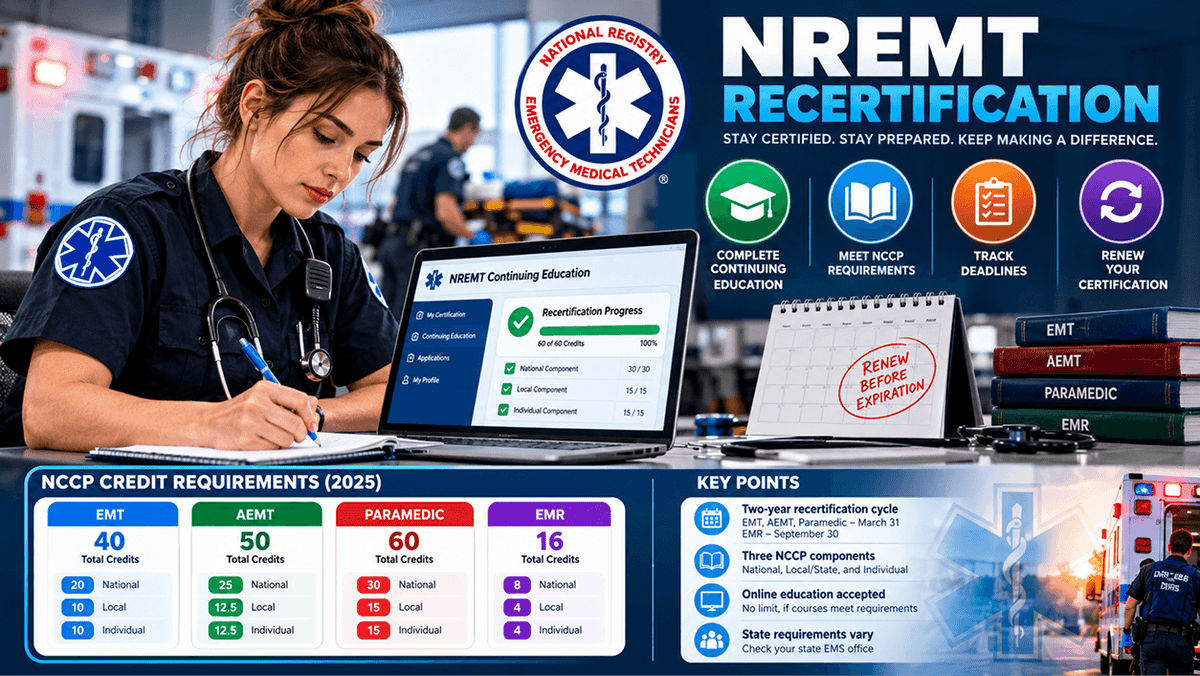 Understanding NREMT Recertification: What Happens After Your Initial Certification?