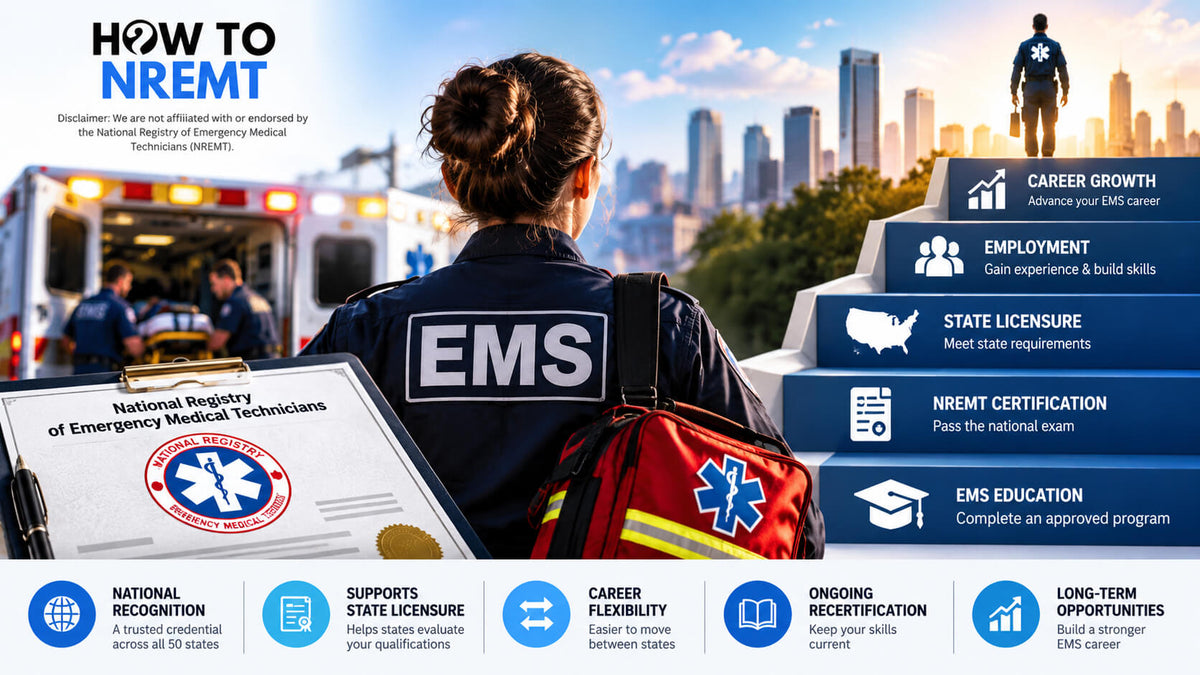 How NREMT Certification Fits Into Your Career as an EMT or Paramedic