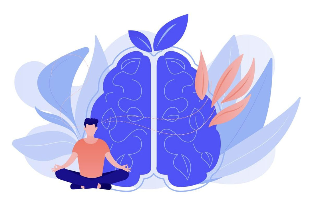 A person practicing mindfulness meditation in a calm seated position.