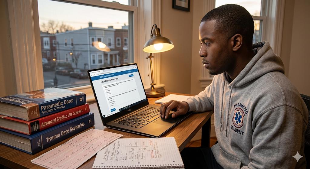 A student signing up for private NREMT tutoring